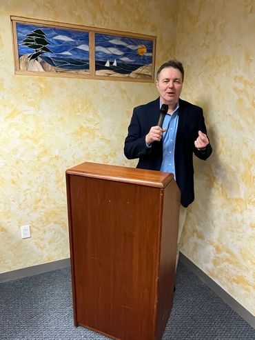 Ron Imback speaks at Business Meeting