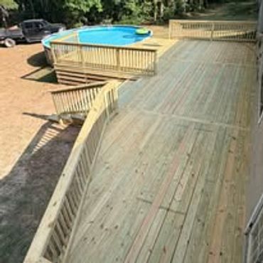 Wood deck installation Tallahassee Fl