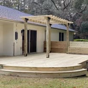 Wood deck installation Tallahassee Fl