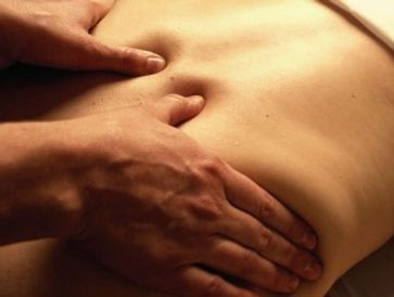 A therapeutic massage session