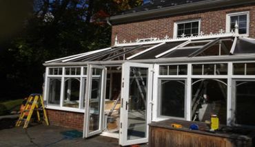 replacing sunroom polycarbonate with insulated panels
