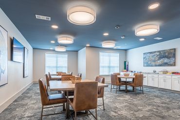 Palladium Motley Senior Living game room