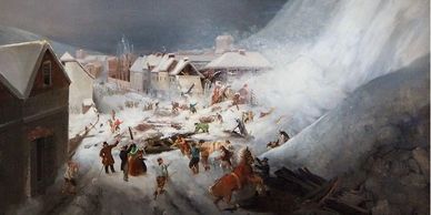 Sussex weather - Lewes avalanche