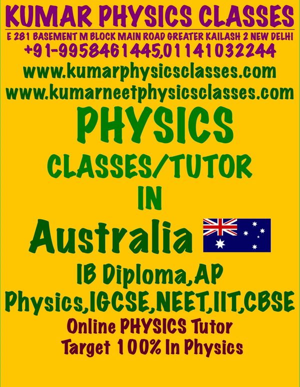 Online  Physics Tutor in Australia