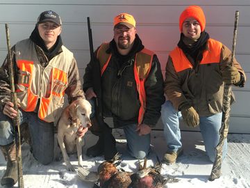 Hofert boys pheasant hunting!