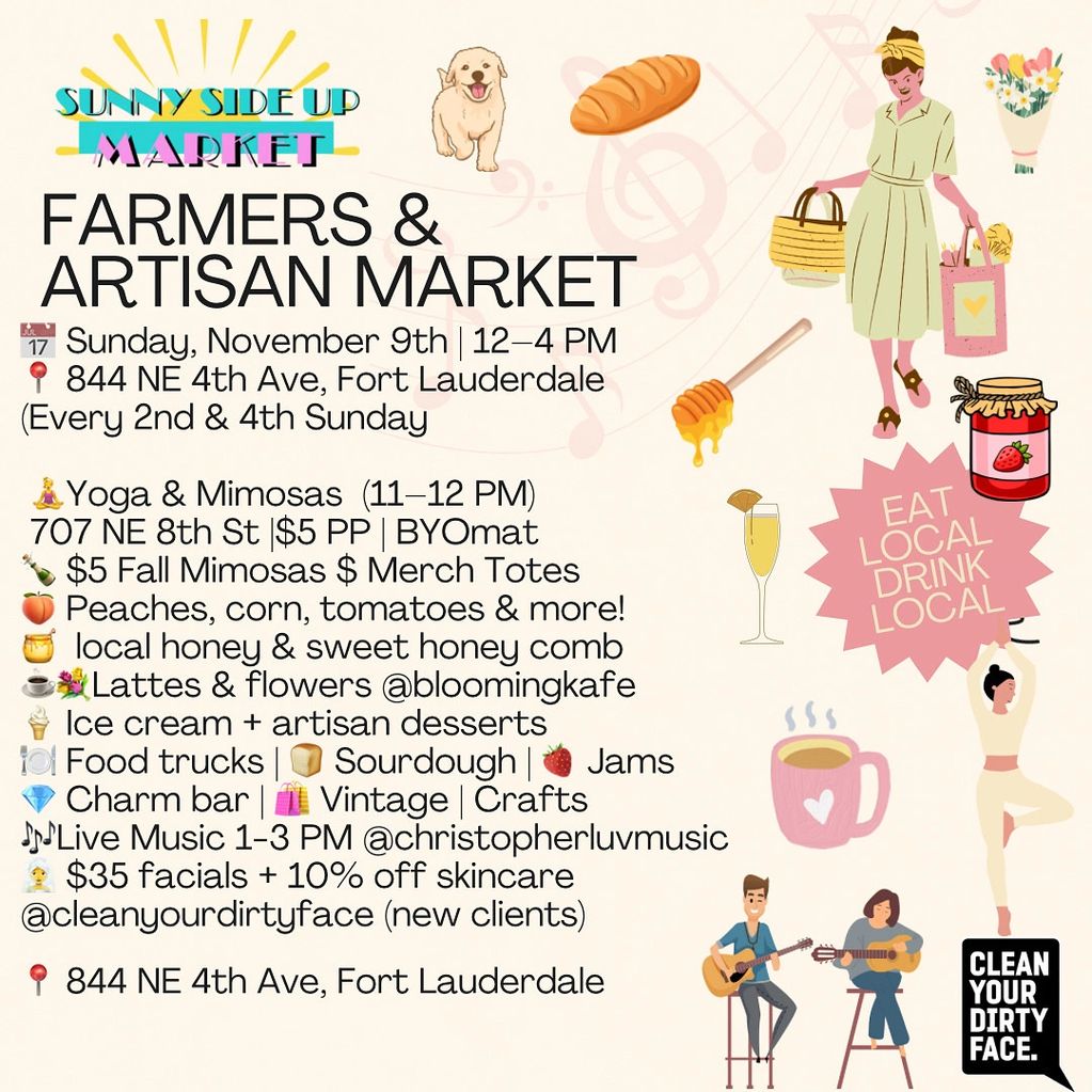 Sunday, November 9, 2025
Yoga Class at Sunnyside Up Market