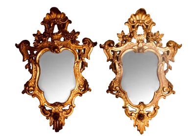 18th Century Italian Hand Carved Gilt Mirrors 