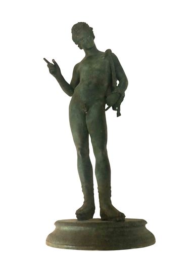 Grand Tour Bronze Sculpture Of Narcissus