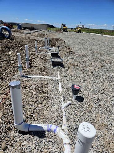 underground plumbing installation