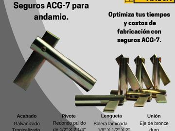 FABRICACIÓN DE PERNO PARA ANDAMIO, VENTA A NIVEL NACIONAL, SEGURO PARA ANDAMIO