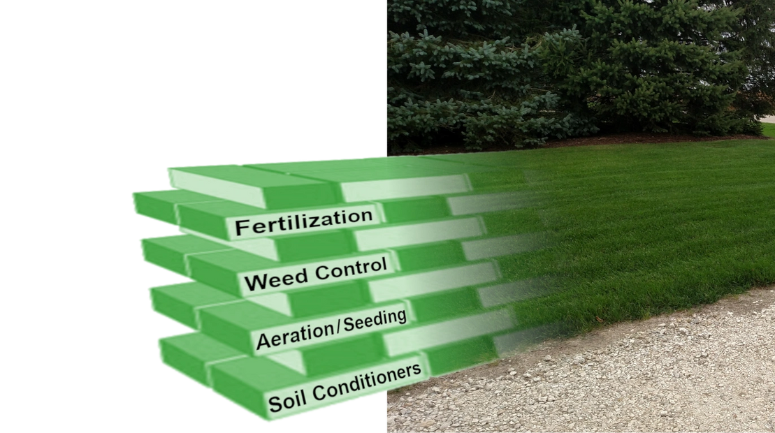 Fall lawn care from Aaron's Greenscape- Fertilization, Weed control, Aeration & Seeding & Soil fixes