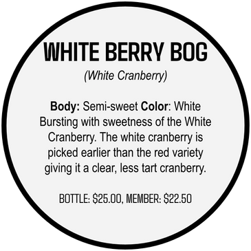 Bursting with sweetness of the White Cranberry