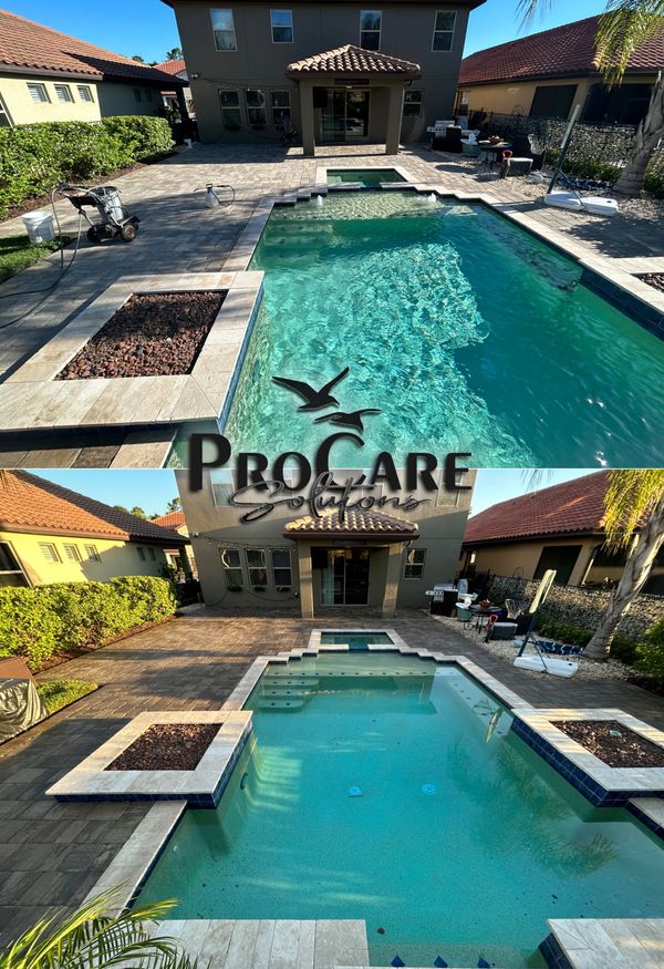 Premium paver sealing throughout Palm Coast and St. Augustine.