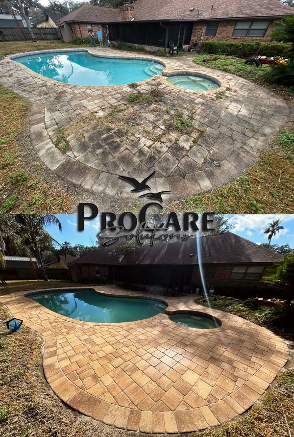 Driveway paver sealing in Beachwalk