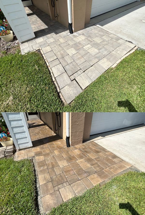 Luxury paver sealing in Nocatee.