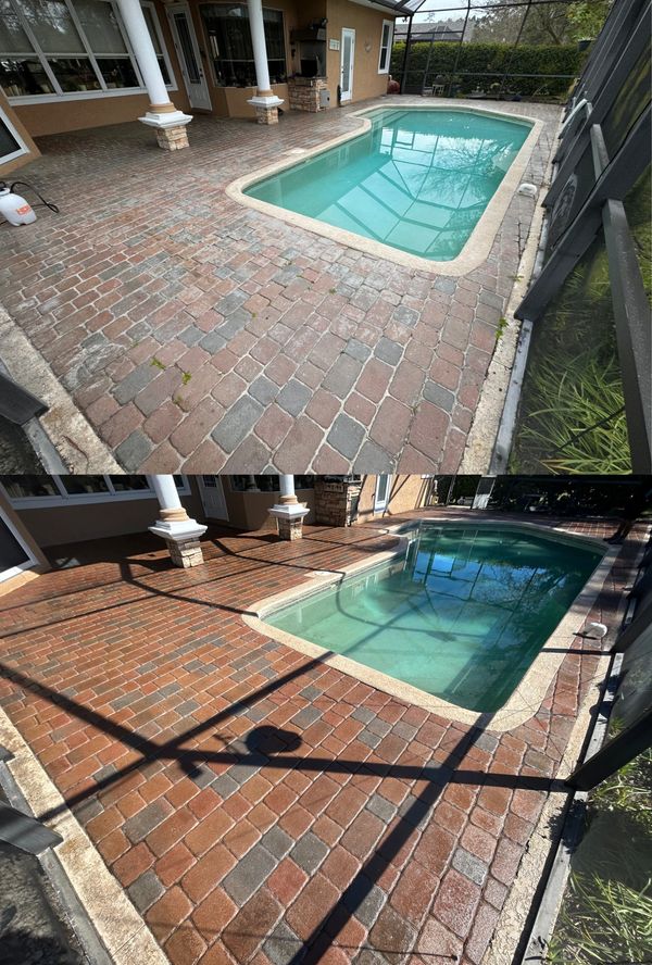 Premium paver sealing in Bartram Park