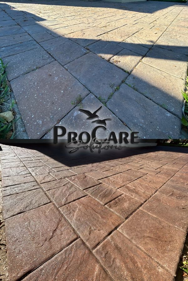 Luxury paver sealing in Sawgrass