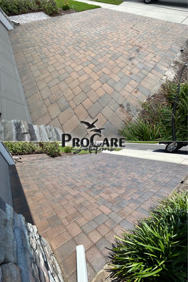 Premium paver restoration in Ormond Lakes.