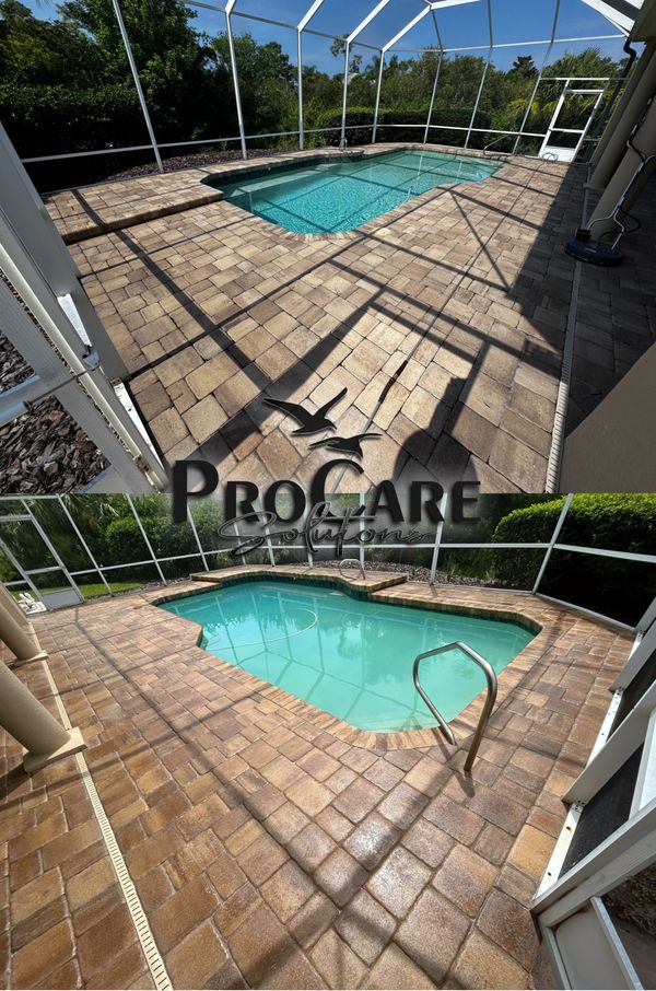 Luxury paver sealing in Hammock Dunes, Palm Coast.