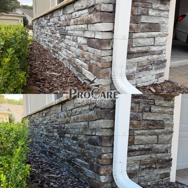 Stone wall restoration and sealing for lasting curb appeal.