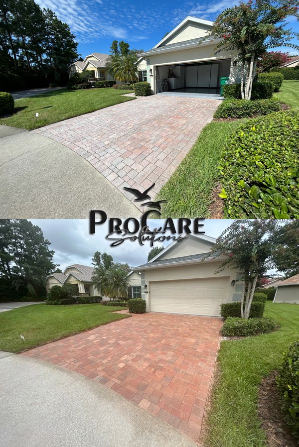 Professional paver sealing in Bartram Park.