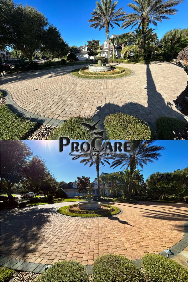 Luxury paver sealing in Nocatee