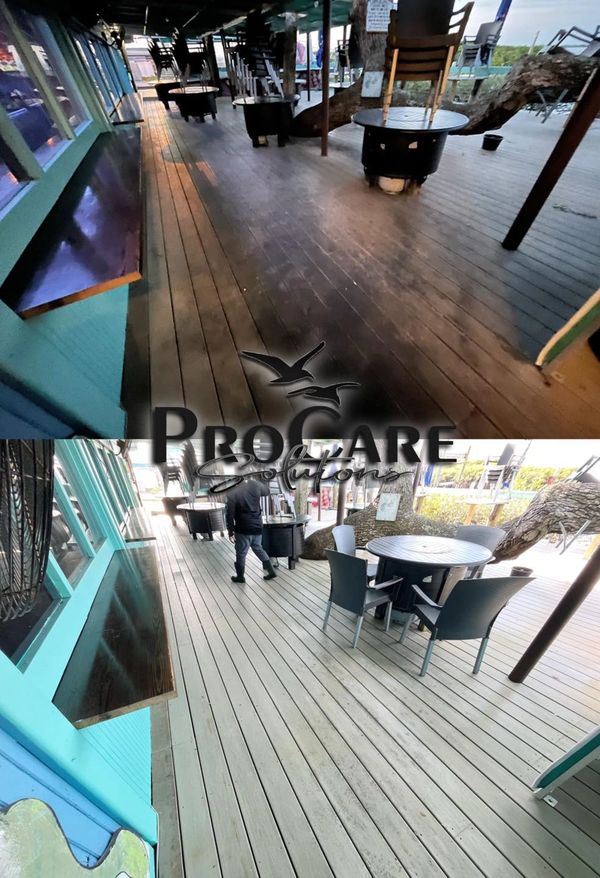 Commercial soft washing in Ormond Beach, safely cleaning offices, retail centers.