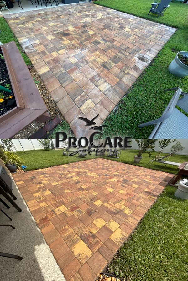 Luxury paver restoration in Tamaya.