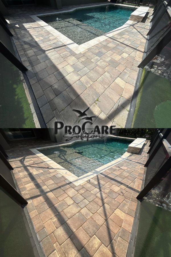 Luxury patio paver sealing in Ocean Hammock.