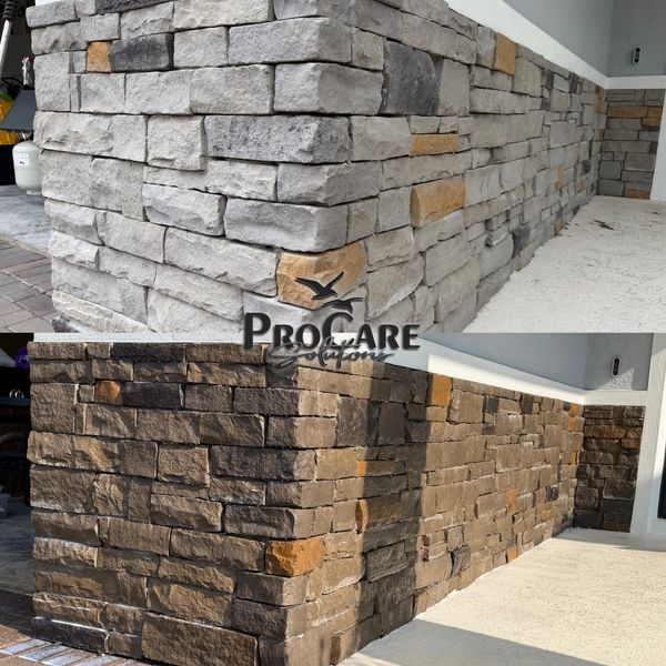 Luxury stone wall sealing for homes in Hammock Dunes and Grand Haven.