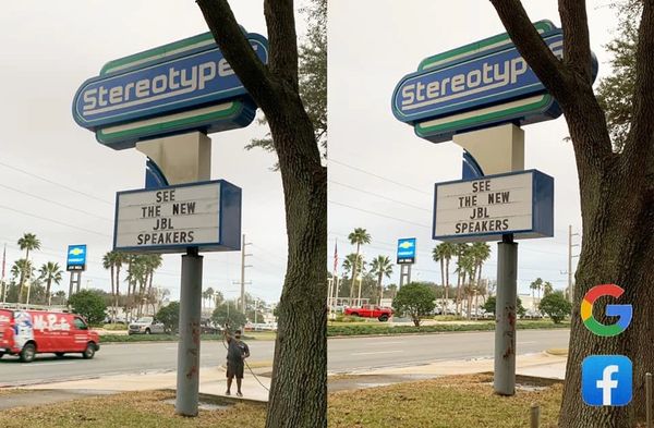 Commercial pressure washing in Palm Coast for spotless storefronts and sidewalks.