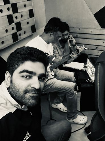 Work behind the scenes for Tune Indo - Myself, Shomu Da & Viplove