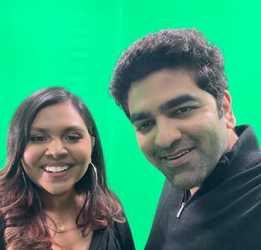 BTS : Anjana Padmanabhan & myself for Thodi Der Aur shoot