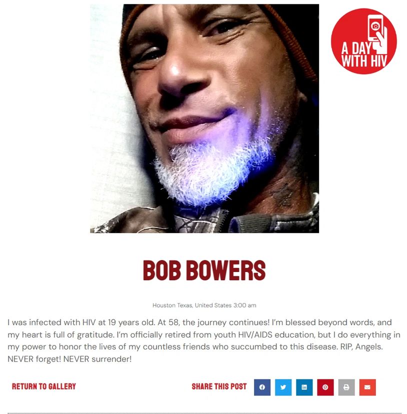 Bob Bowers One Tough Pirate A Day with HIV AIDS photos Houston Texas