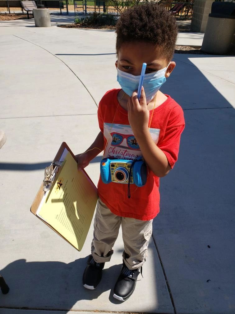 STaRS' youngest volunteer working as our photographer and project manager!!!