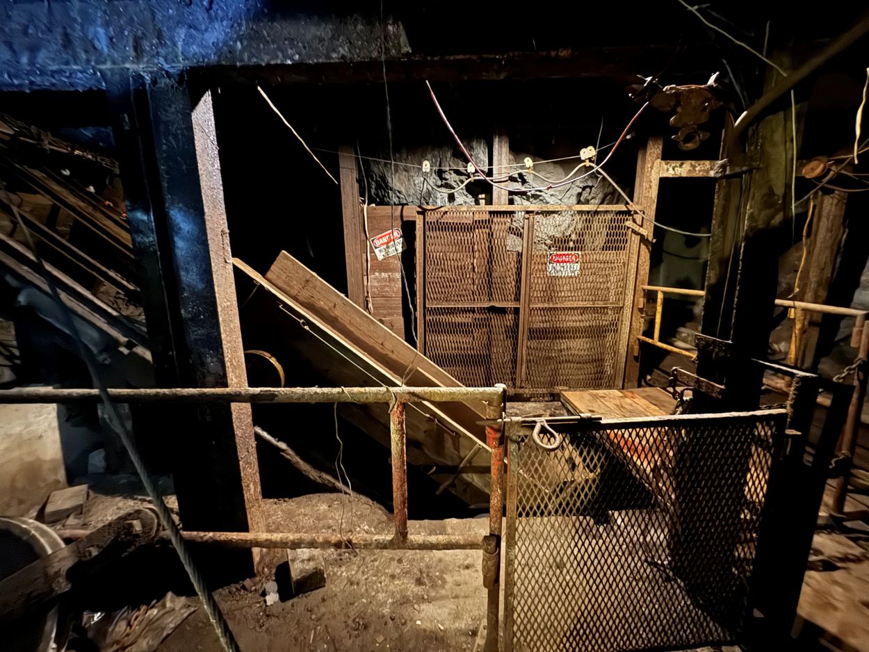 Underground gold mining equipment