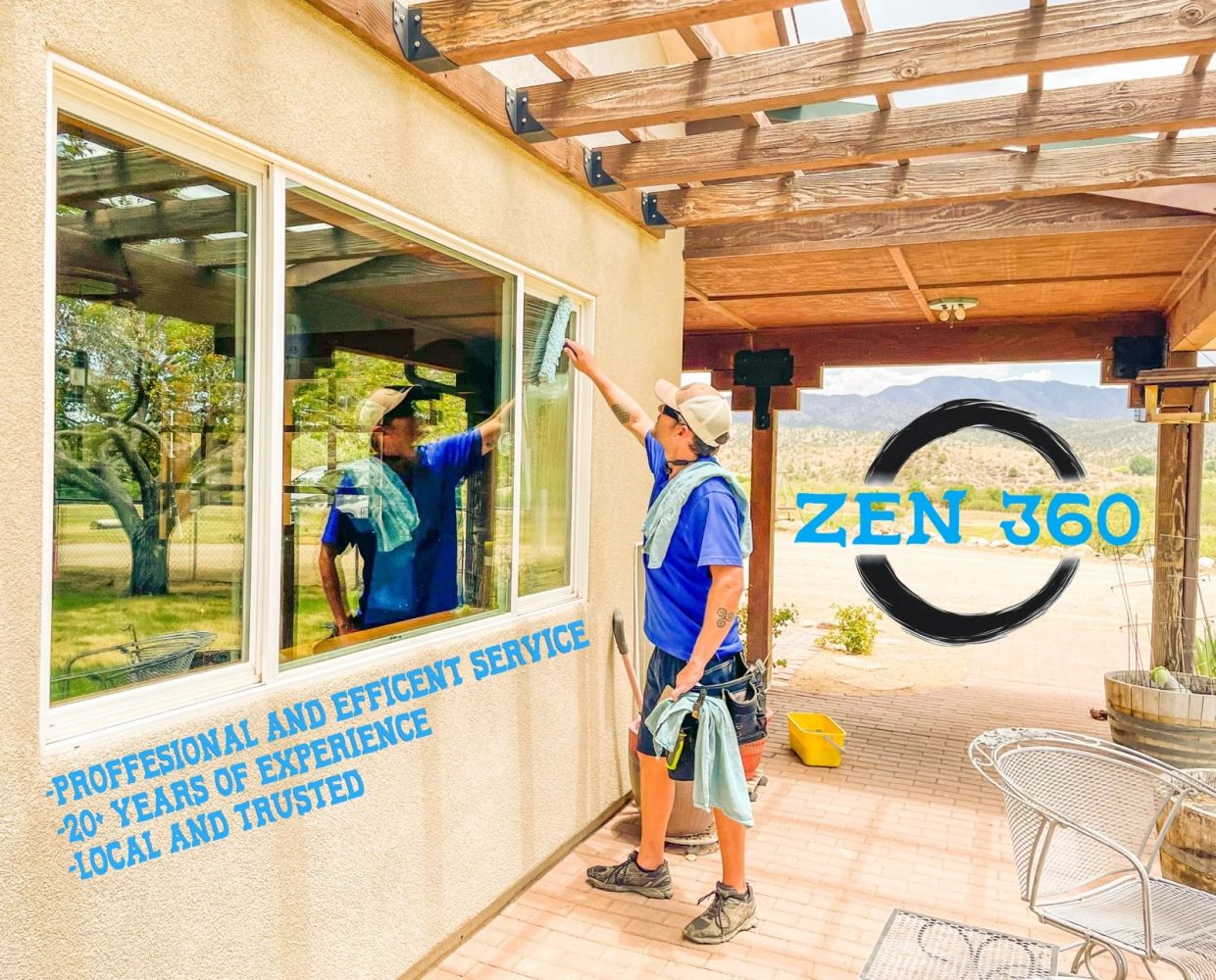 Professional window cleaning service with 20 years experience.