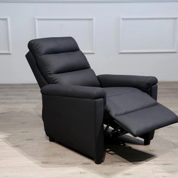 Single recliner can be customized to meet you color , material and option needs