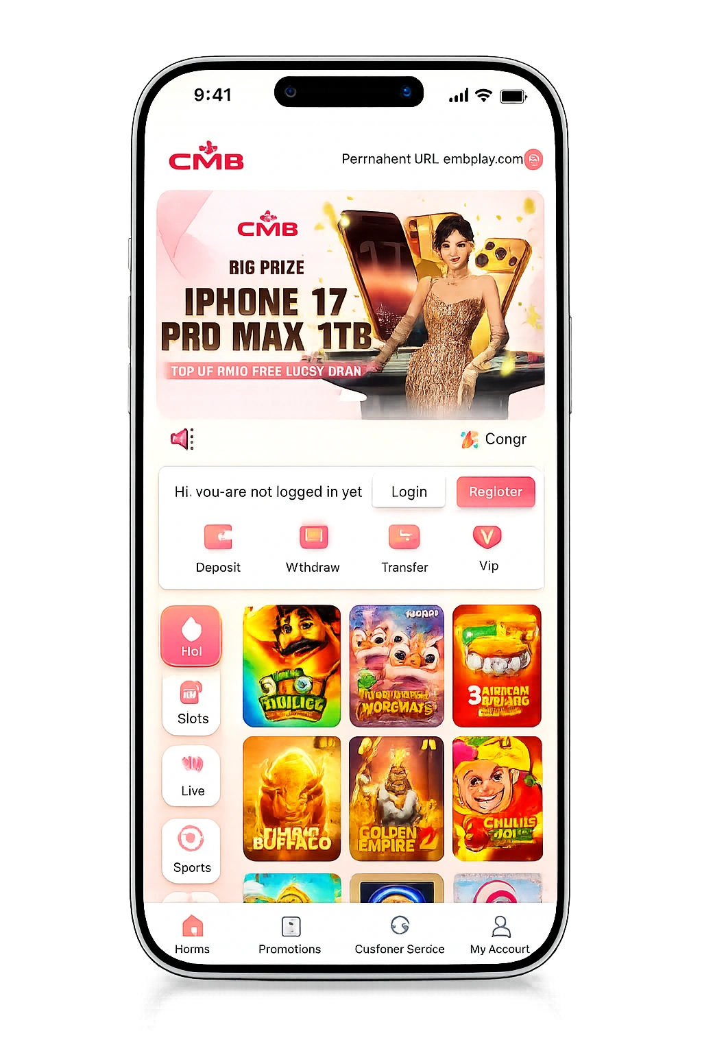 CM8 Slot Game Apps