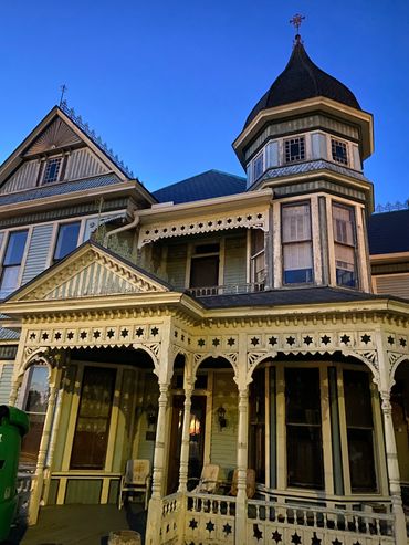 She's a beauty in the light at dusk.