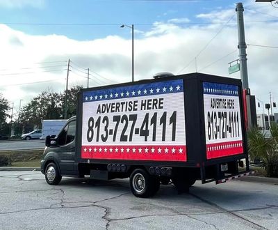Advertise Tampa Bay Mobile Billboards Trucks 