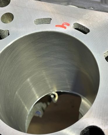 R35 GTR Engine block close up when building new engine