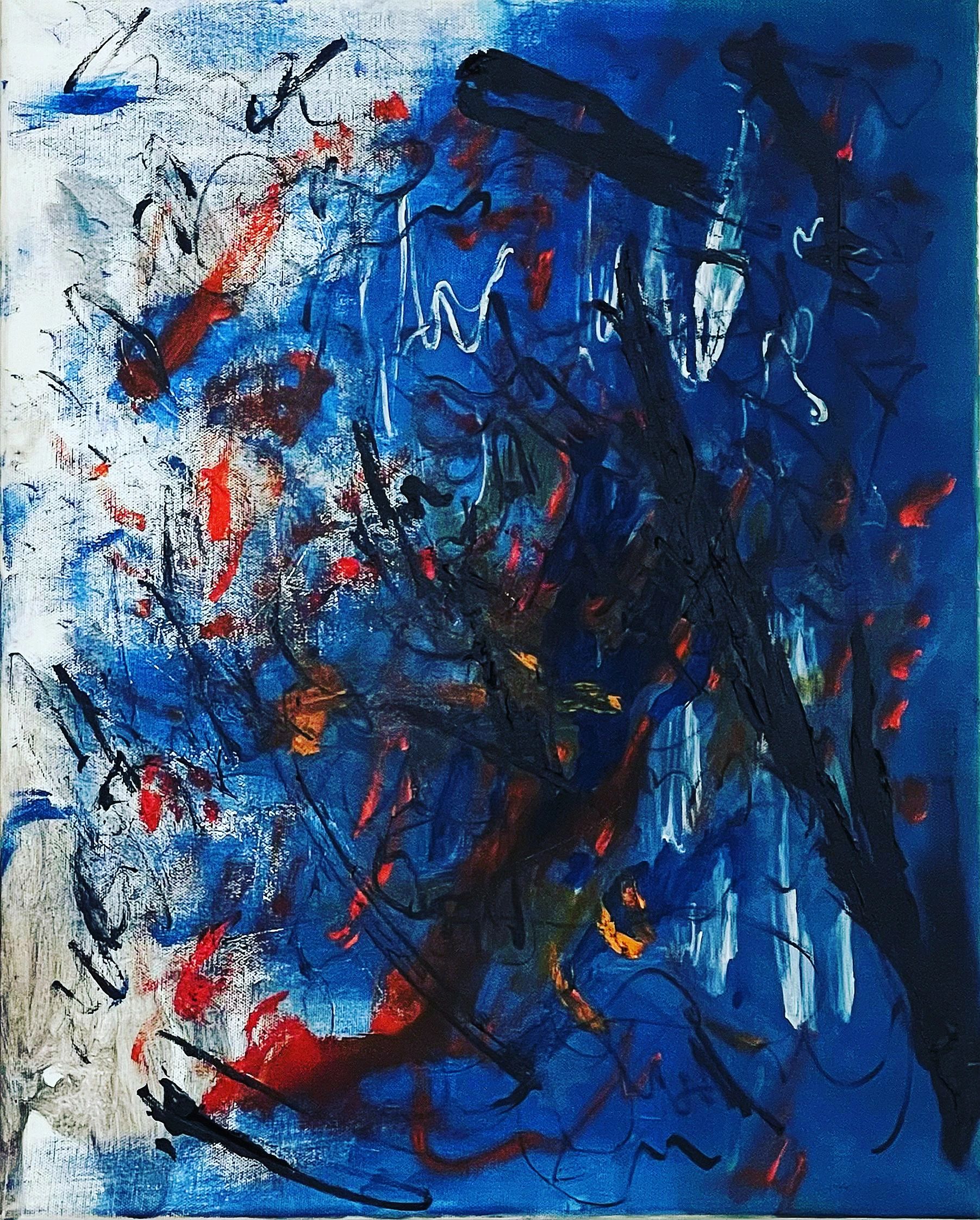 Untitled.  (2016). Acrylic on canvas. 16 x 20 in.