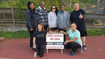 Group of people pose for picture