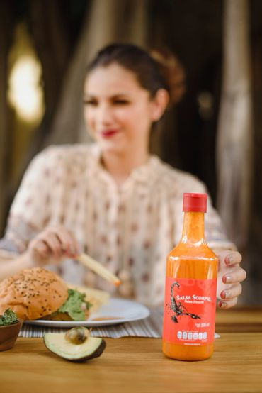 Scorpion hot sauce