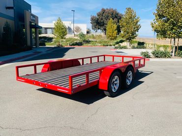 custom utv utility trailer manufacturer california atv sxs can-am rzr powder coat aluminum