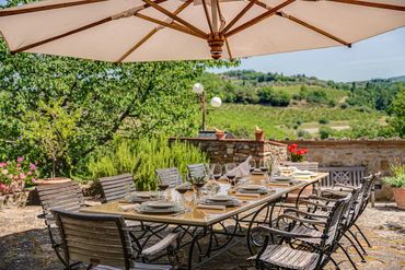 Kitchen patio northeast facing