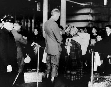 The medical examination that immigrants had to pass before being accepted to the United States.