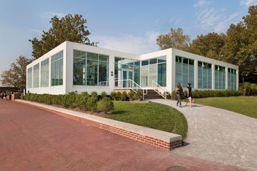 The main Gift Store offering New York souvenirs at the Statue of Liberty, Liberty Island, New York.