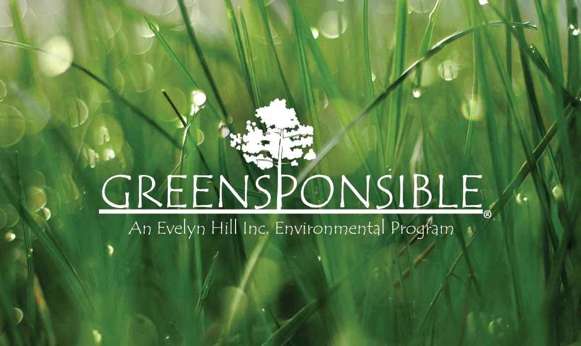 Greensponsible - An Evelyn Hill Inc. Environmental Program. Logo by Jose Sepulveda.